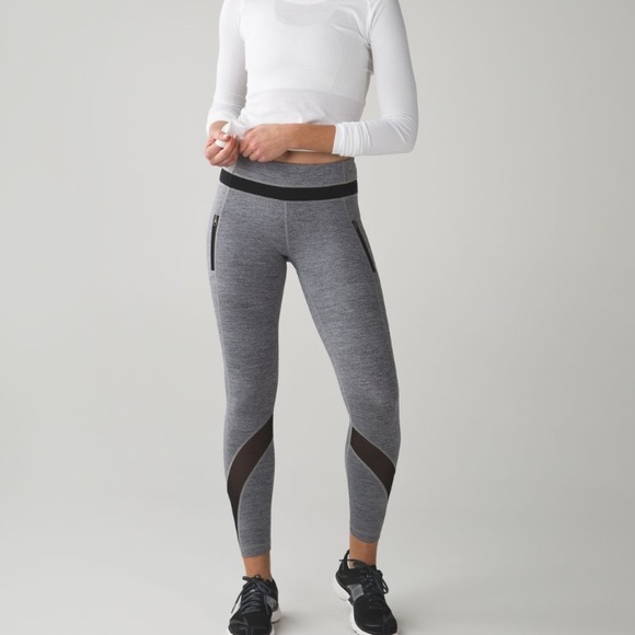 lululemon athletica Pants - lululemon athletica Gray and Black Leggings